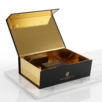 Emballage de parfum en carton rigide de luxe avec logo personnalisé, boîte cadeau avec couvercle magnétique