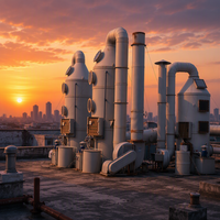 Sistem Desulfurisasi FGD Basah Otomatis Penuh dengan SCR Cerdas untuk Pembangkit Listrik, Boiler Baja, Katalis Multi Lapis