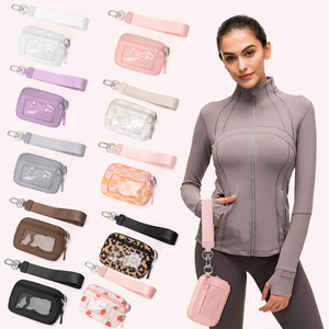 Sac banane/poitrine <span class=keywords><strong>Lulus</strong></span> de style identique en PU, étanche, avec fermeture éclair, porte-cartes, organisateur portable pour cartes bancaires et monnaie, pour sports de plein air - Product Image 3