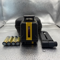 Niveau laser vert portable haute précision à 2 lignes, niveau laser infrarouge lumineux pour alignement, outil de mesure pour la construction