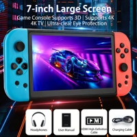 Consoles de jeux vidéo portables 2025, console de jeux PS3 pour enfants, cadeau - rétro HD 128 Go, design portable mini arcade classique