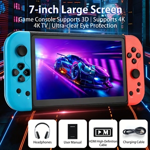 Consola de Videojuegos Portátil 2025, Consola de Juegos <span class=keywords><strong>PS3</strong></span> para Niños, Regalo - Diseño Retro HD de 128 GB, Mini Consola de Juegos Arcade Clásica Portátil - Product Image 6