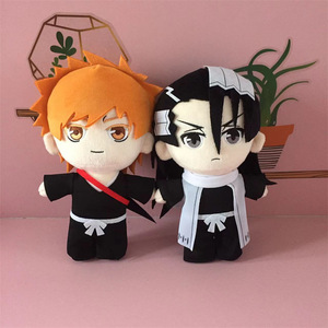 Mignon <span class=keywords><strong>BLEACH</strong></span> Peluche Jouet Ulquiorra Cifer Kuchiki Rukia Ichimaru <span class=keywords><strong>Gin</strong></span> Anime Cosplay Peluche Poupée Jouet 20cm Doux En Peluche Oreiller Fans Cadeau - Product Image 2