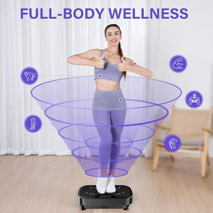 Wellshow Sport Vibration Plate Ejercicio Machine9 Modos Entrenamiento de todo el cuerpo Vibrating Fitness Platform para perder peso y dar forma - Product Image 5