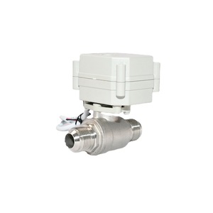 Vanne à boisseau sphérique électrique miniature Tonhe A20-T10-S2-C 1/2 pouce en acier inoxydable à passage complet pour eau et air - Product Image 5