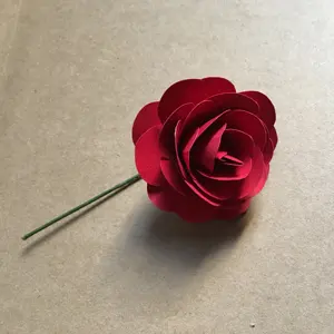 China fornecedor 2023 venda quente personalizado preço baixo feito à mão 3d flor de papel