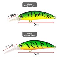 Prix d'usine Leurre de pêche Minnow ABS à longue queue, leurre dur de simulation Luya avec hameçons