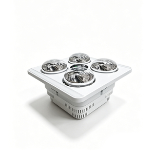 <span class=keywords><strong>Chauffage</strong></span> instantané, 4 ampoules, rayonnement infrarouge, étanche IPX4, puissance 1100W, lampe chauffante pour salle de bain, montage au plafond, maison, hôtel - Product Image 1