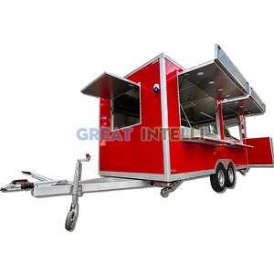 Chariot de restauration mobile, chariot à hot-dogs, cuisine de rue, camion de tacos, remorque de restaurant - Product Image 3