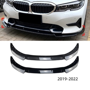 Divisor de Parachoques Delantero con Textura de Fibra de Carbono Negro Brillante G20 G21 para <span class=keywords><strong>BMW</strong></span> Serie 3 G20 G21 320i <span class=keywords><strong>325i</strong></span> 2019 2020 2021 <span class=keywords><strong>2022</strong></span> - Product Image 1