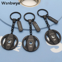 Entraînement Gym Accessoire Sphérique Porte-clés 3in1 Exercice Métal Personnalisé Designer Haltérophilie Kettlebell Pilates Porte-clés