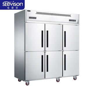 Congélateur à double porte Stevison, sans givre, avec contrôle numérique de la température, équipement de réfrigération pour cuisine commerciale - Product Image 3