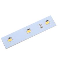 Carte de circuit imprimé (PCB) d'éclairage d'urgence en aluminium ODM 3LED SMD2835, 12V DC, 1,5W, pour lampe de secours de sortie de secours et de couloir
