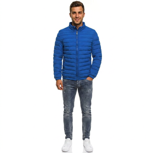 2025 New Design FINER THREADS Men's Winter Puffer Jacket Stand Collar Front Logo Breathable Quick Dry Padded Coat - Product Image 1