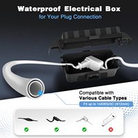 Scatola Elettrica Impermeabile IP55 per Esterni, Contenitore Protettivo per Cavi e Fili