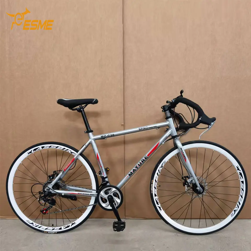 26 inç yeni Model yol bisikleti/bisiklet dağ bisikleti ucuz fiyat süspansiyon karbon çerçeve 700c yol bisikleti yarış bisiklet