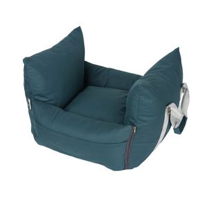 Sac de transport portable de luxe en coton écologique avec fermeture éclair et housse amovible pour chiens et chats, idéal pour la voiture - Product Image 1