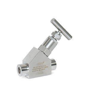 Válvula de Aguja Tipo Y de Alta Temperatura y Alta Presión 316L para Gas y Agua, Válvula de Raíz Tipo Y de Alta Presión - Product Image 1