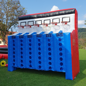 Jeu de basket gonflable géant Shoot Four Game Connect 6 : <span class=keywords><strong>D</strong></span>éfi sportif de tir au panier <span class=keywords><strong>pour</strong></span> enfants et adultes - Product Image 2