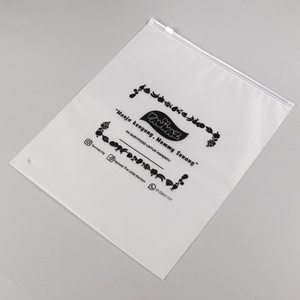 Biểu Tượng Tùy Chỉnh Matte Frosted Trong Suốt Ziplock Túi Con Dấu Nhựa Poly Zip Khóa Ziplock Dây Kéo Túi Cho T-Shirt - Product Image 5