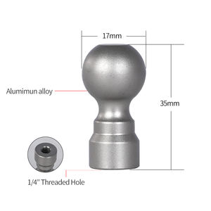 Support <span class=keywords><strong>de</strong></span> trou fileté pour caméra en alliage d'aluminium accessoires <span class=keywords><strong>de</strong></span> montage à rotule en métal adaptateur 1/4 "accessoires <span class=keywords><strong>de</strong></span> support <span class=keywords><strong>de</strong></span> téléphone portable à vis - Product Image 3