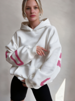 Ensemble sweat-shirt personnalisé pour femme, coupe décontractée, en molleton de coton épais, style oversize