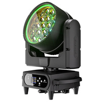 SHEHDS 19x25W RGBL IP66 Éclairage de scène à tête mobile étanche avec contrôle par application smartphone et zoom pour concerts et festivals en extérieur