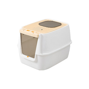 <b>Large</b> fully enclosed <b>cat</b> litter box, extra-<b>large</b> top-mounted, odor-proof and splash-proof <b>cat</b> toilet, cross-border wholesale. - Product Image 5