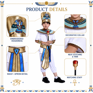 Costume <span class=keywords><strong>de</strong></span> <span class=keywords><strong>Cléopâtre</strong></span>, pharaon <span class=keywords><strong>de</strong></span> l'Egypte ancienne, pour Halloween, carnaval, fête, cosplay - Product Image 3