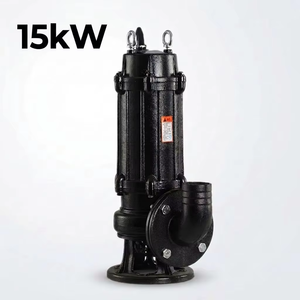 Bomba Sumergible para Aguas Residuales Trifásica 380V, Impulsor Antiobstrucción de Alto Caudal, Hierro Fundido, Uso Industrial OEM, HRWQ-5-15, Vórtice Antiobstrucción - Product Image 2
