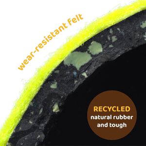 Pelota de Tenis para Perros con Logotipo Personalizado, Alta Elasticidad, Colorida, Fácil de Atrapar, Pelota de Juego para Mascotas, para Masticar y Perseguir, 2.5 Pulgadas - Product Image 3