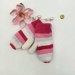 <span class=keywords><strong>Manoplas</strong></span> de Invierno para Niños Pequeños, de Acrílico y Algodón, hasta la Muñeca, con Dedos Completos, Coloridas, Rosa y Azul, Calentadores de Manos para Niñas y Niños - Product Image 5