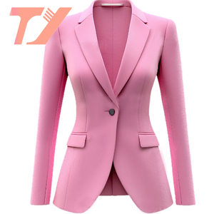 TUOYI Özel Üretim Yunan Toptan Giyim İşlemeli Nefes Alabilen Blazer Ceket İş Ceketi - Product Image 1