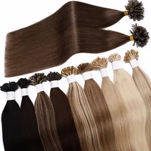 Luxe Italië Keratine Haarverlenging Dropship Groothandel 100 Keratine Tip Human Hair Extension