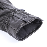 Gants de sport imperméables coupe-vent d'extérieur Gants de ski en peau de chèvre avec logo personnalisé pour snowboard Gants en cuir pour hommes