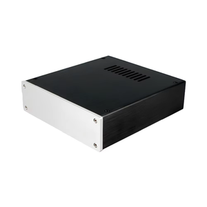 Tùy chỉnh các bộ phận CNC Anodized nhôm khuếch đại khung gầm dịch vụ Laser âm thanh thiết bị âm thanh Hi Fi khuếch đại công suất bao vây - Product Image 4