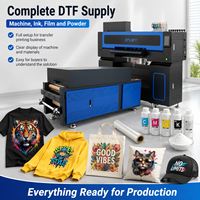 6 TÊTES DTF Pet Film Imprimante 60cm Hot Peel Film Transfert de Chaleur Film Imprimante DTF 8 Têtes T-shirt Impression Machine24 ''Impresora DTF