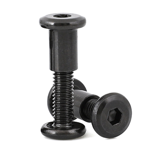 Boulons et boulons à <span class=keywords><strong>tête</strong></span> plate M6 M8, connecteur de meuble à <span class=keywords><strong>tête</strong></span> plate en acier inoxydable, douille hexagonale <span class=keywords><strong>Allen</strong></span> - Product Image 6