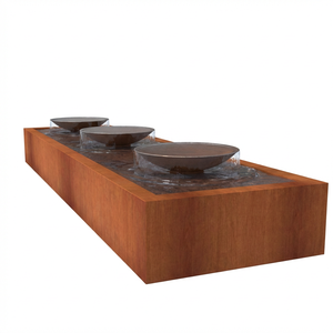 Fuente de Agua de Acero Corten para Exteriores, Decoración Oxidada o Pintada para Jardín, Villa o Paisaje - Product Image 6