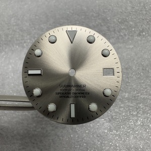 En Promotion Cadran de Montre Bleu Style NH35-36 | Face Lumineuse Personnalisée avec Texte 1000ft=300m | Fabricant OEM de Cadrans de Plongée - Product Image 2