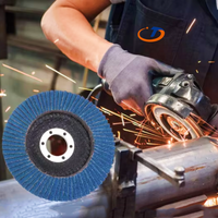 Disque à lamelles en zircone alumineuse haute dureté, disque de ponçage 100mm 115mm 125mm 6mm, disque à lamelles OEM pour polissage et meulage du métal - Vente chaude