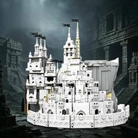 SJ1008 Nuevo Juego de Construcción Creativo Expert White City, Bloques de Construcción Modulares para Arquitectura Cinematográfica, Juguetes de Ensamblaje para Adultos