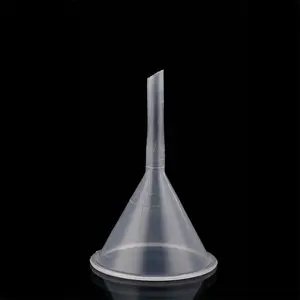 Multi Purpose Funnel Lab Food Grade Transparent PP Plastic Mini Funnels