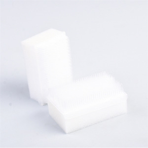 Brosse médicale professionnelle pour le lavage des mains, éponge en PU blanche, double face, forme solide, pour le nettoyage des fentes des ongles et des zones chirurgicales - Product Image 1