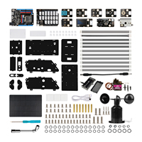 Kit de Robot de estación meteorológica DIY STEM para niños Sensor IoT ambiental ESP32 Kit de aprendizaje de Robótica de programación