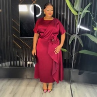 Nouveaux styles européens et américains, robes africaines tendance les plus vendues avec des couleurs unies élégantes, robe africaine, vêtements africains