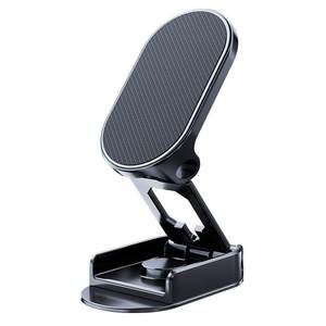 Popular Universal <b>Folding</b> Mobile Car Holder 360 Adjustable Rotation Magnetic Phone Cradle Aluminum Dashboard Phone Mount Stand - Product Image 1