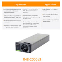 Système d'alimentation intégré Emerson Vertiv Netsure 531 A32 S1 48V DC 6KW avec module redresseur R48-2000e3 19 pouces