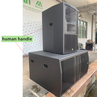Subwoofer passif robuste de 18 pouces pour longues distances avec revêtement en polyurée pour stades et grands événements en plein air