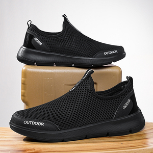 Chaussures de sport décontractées grande taille pour hommes, collection printemps-été, mode sportive, marche, respirantes, tige en maille, légères, semelle EVA - Product Image 3